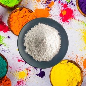 نسبة عالية 97.8٪ كبريتات الباريوم الطبيعية Baso4 الكيميائية 96٪ بياض