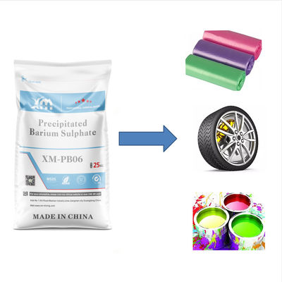 كبريتات الباريوم المتساقطة المستقرة 98.5% 98% كبريتات الباريوم BaSO4 Blanc Fixe